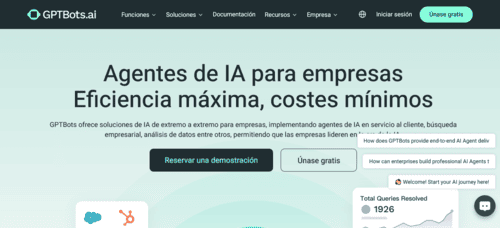 GPTBots.ai - Inteligencia Artificial (IA) - inteligenciaartificialia.blog