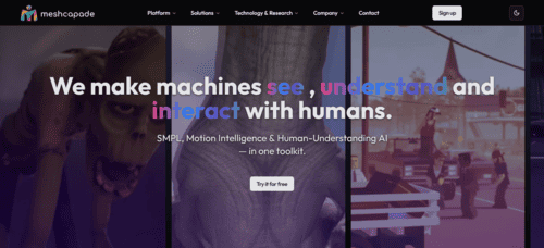 Meshcapade.com - Inteligencia Artificial (IA) - inteligenciaartificialia.blog