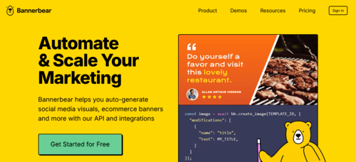 Bannerbear.com - Inteligencia Artificial (IA) - inteligenciaartificialia.blog